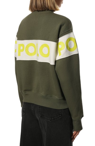Хлопковый анорак POLO RALPH LAUREN зеленого цвета по цене 19150 руб., арт. 211856675, фото 4 Хлопковый анорак POLO RALPH LAUREN, арт. 211856675, фото 4