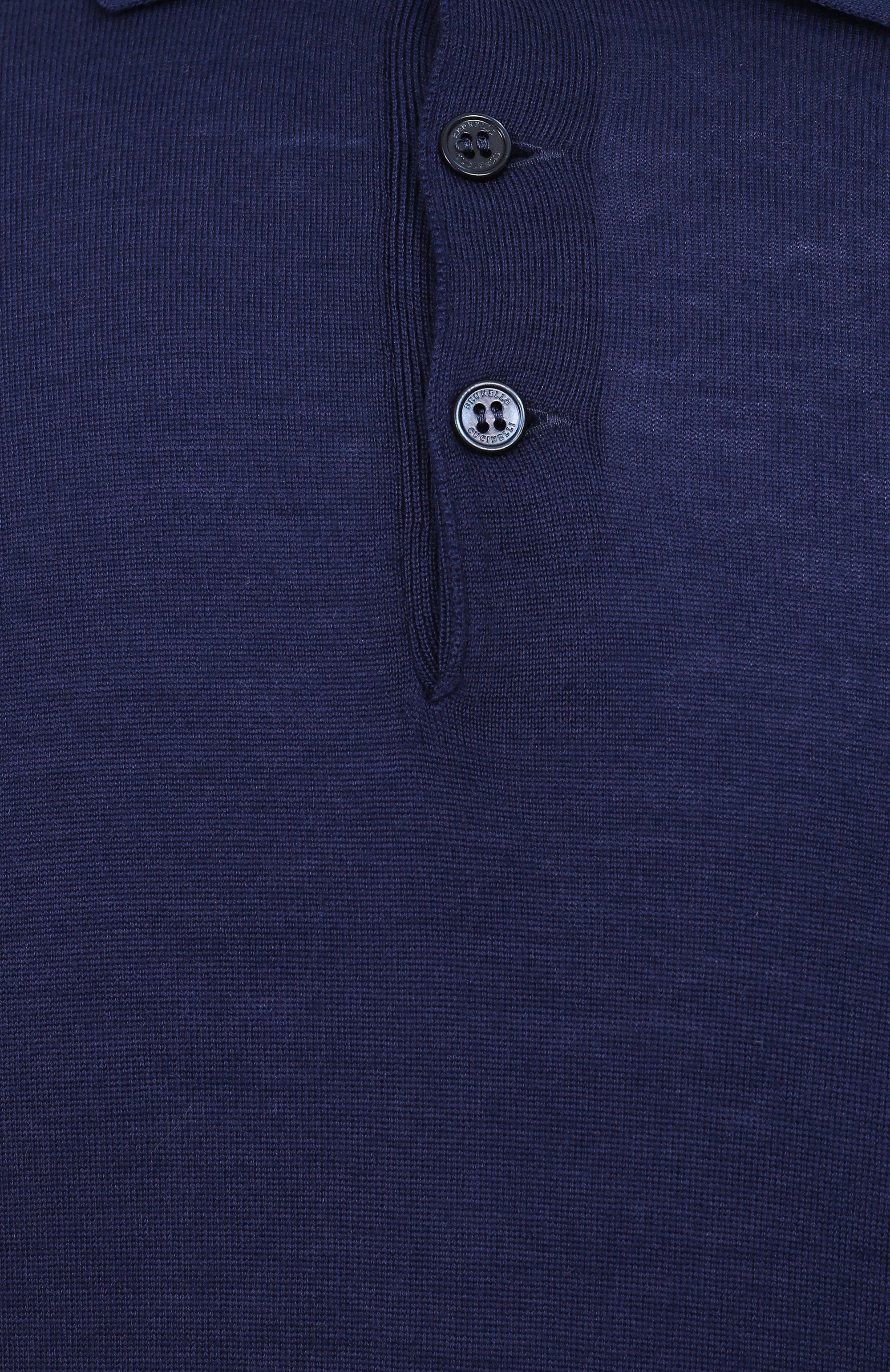 Поло из шерсти и кашемира BRUNELLO CUCINELLI, арт. M2400295, фото 6