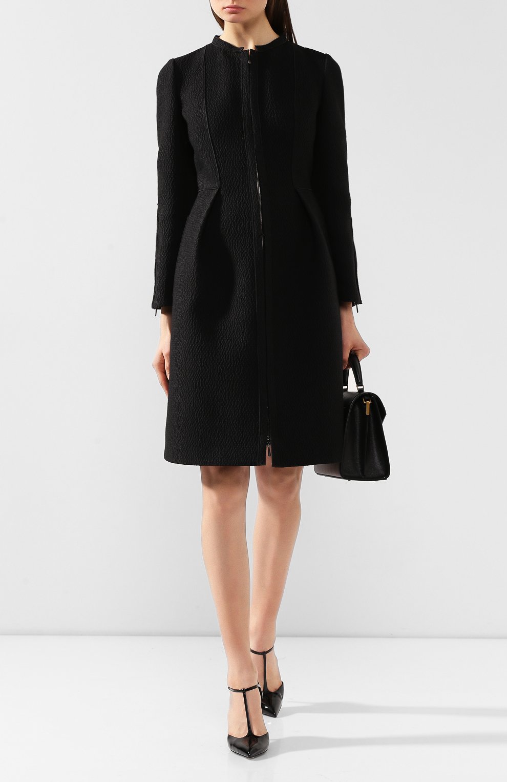 Пальто GIORGIO ARMANI черного цвета по цене 213500 руб., арт. 9WH0L02P/T01A9, фото 2 Пальто GIORGIO ARMANI, арт. 9WH0L02P/T01A9, фото 2