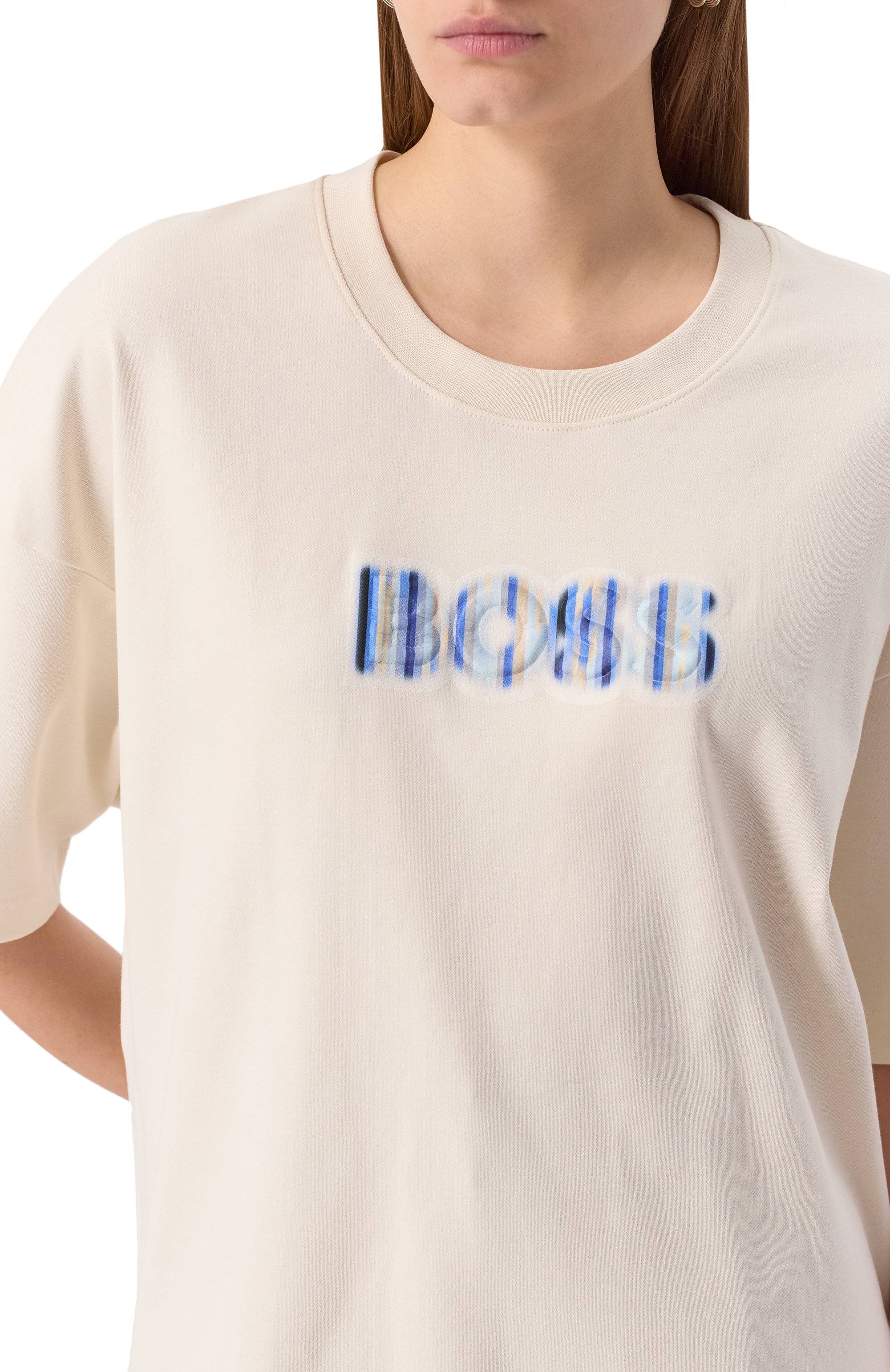 Хлопковая футболка BOSS, арт. 50532093, фото 5