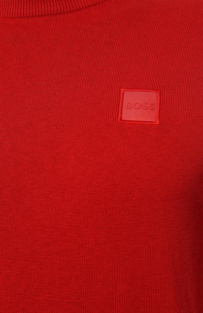 Джемпер из хлопка и кашемира BOSS ORANGE, арт. 50471343, фото 5