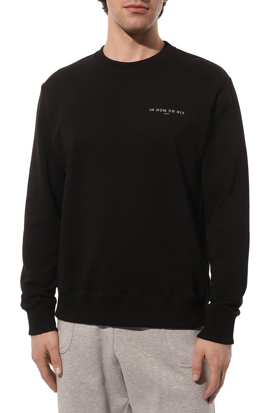 Хлопковый свитшот Ih Nom Uh Nit Чёрный, фото 3