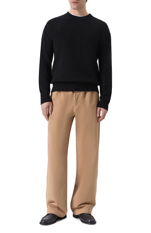 Хлопковый свитер Laneus S6LAMAKN022 Чёрный  S6LAMAKN022 Фото 2