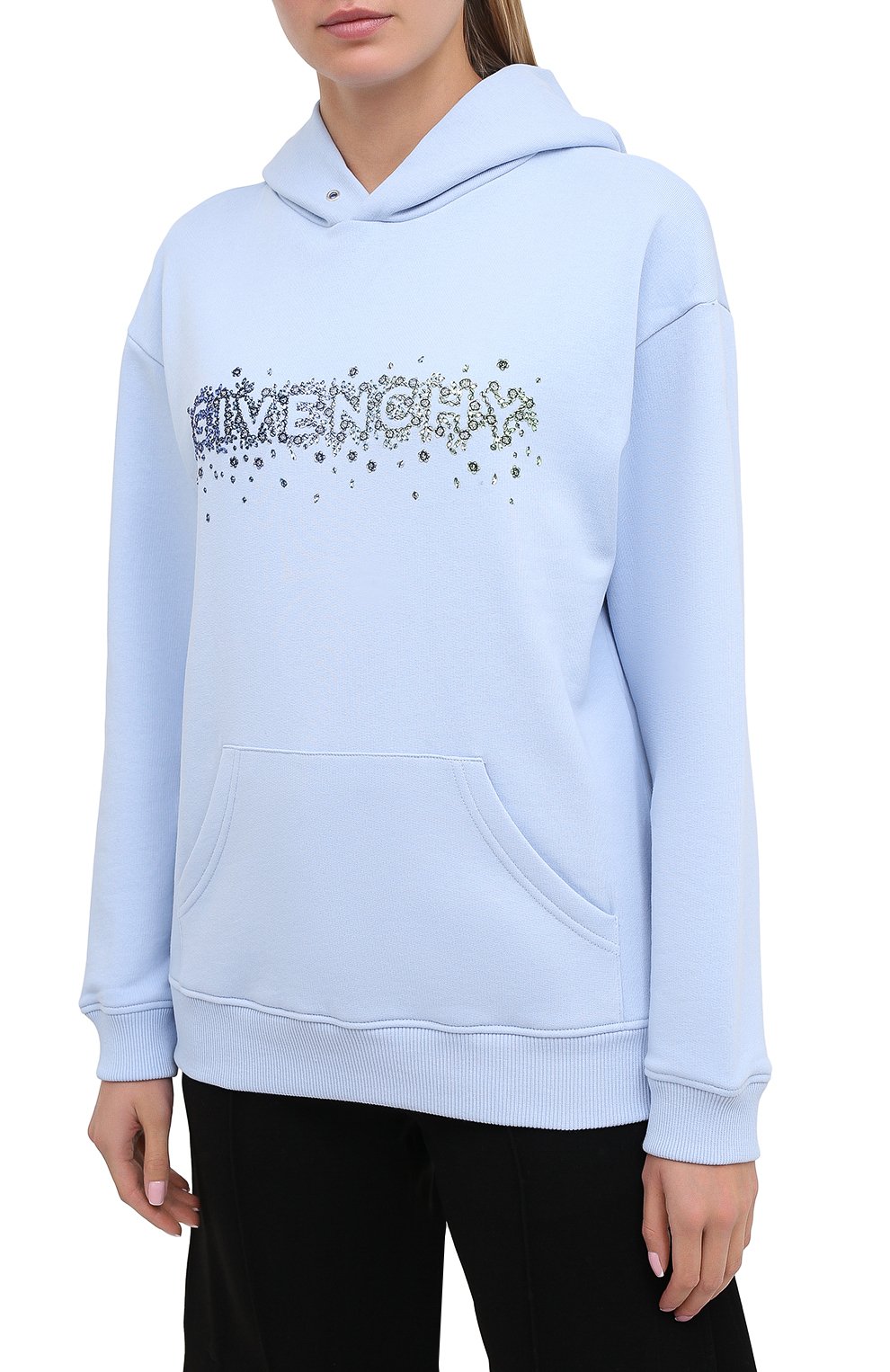 Хлопковое худи GIVENCHY, арт. BWJ01C3Z3Z, фото 4