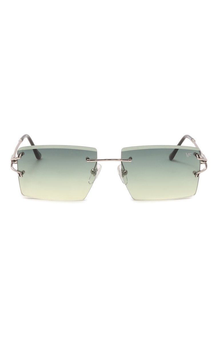 Женские солнцезащитные очки VINTAGE FRAMES зеленого цвета, арт. IC0N WHITE G0LD/GREEN YELL0W | Фото 4 (Нос: Не проставлено; Региональные ограничения белый список (Axapta Mercury): Не проставлено; Тип очков: С/з; Кросс-КТ: С/з-унисекс; Очки форма: Прямоугольные, Безоправные; Оптика Гендер: оптика-унисекс)