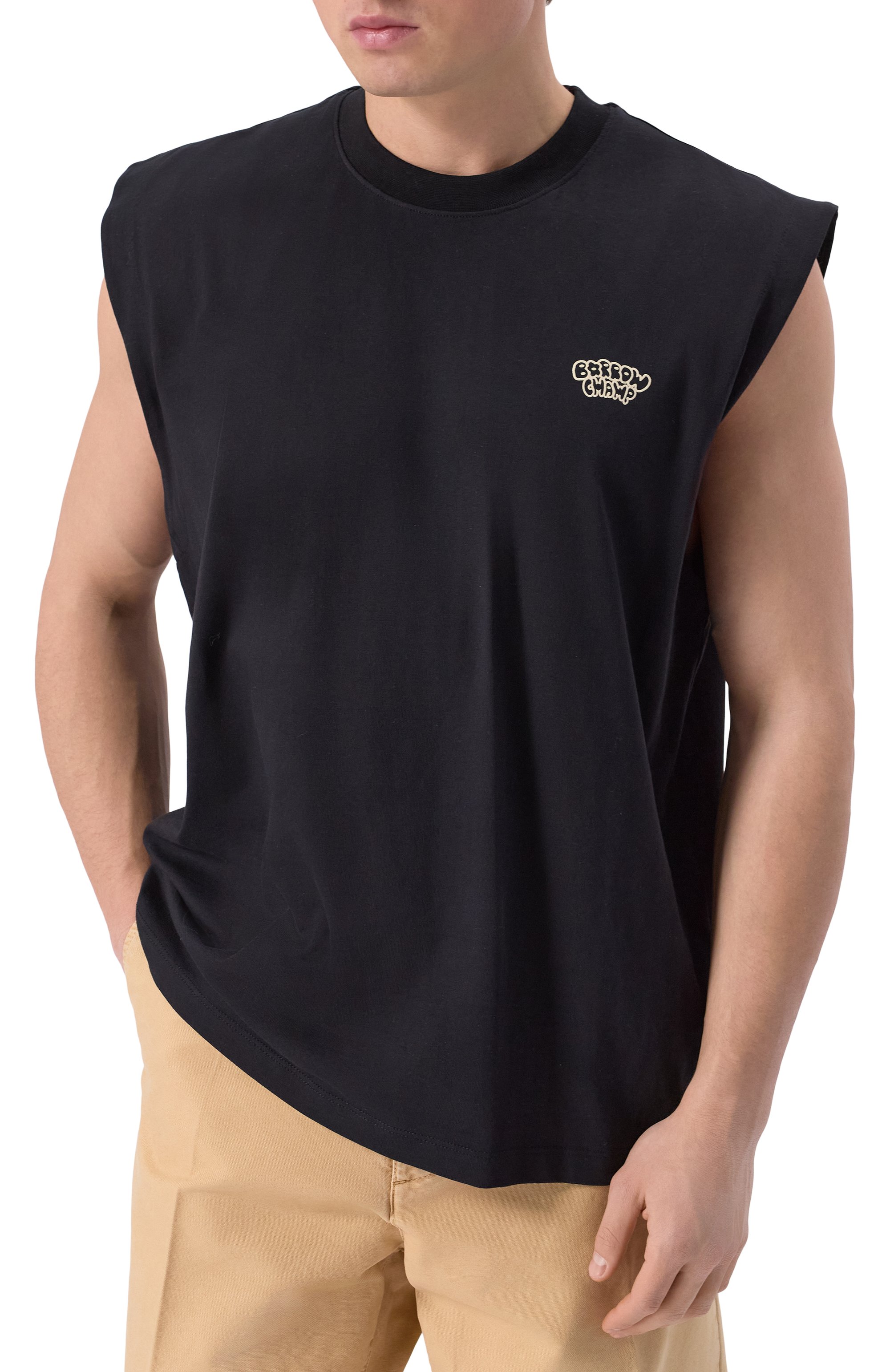 Хлопковая майка BARROW, арт. S5BWMATH160, фото 3