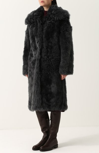 Шуба прямого кроя из овчины TOM FORD, арт. CPF627-FUX039, фото 3