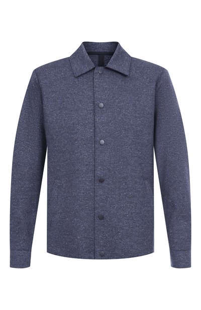 Мужская куртка-рубашка из шерсти и шелка HARRIS WHARF LONDON, арт. CH9366MDH