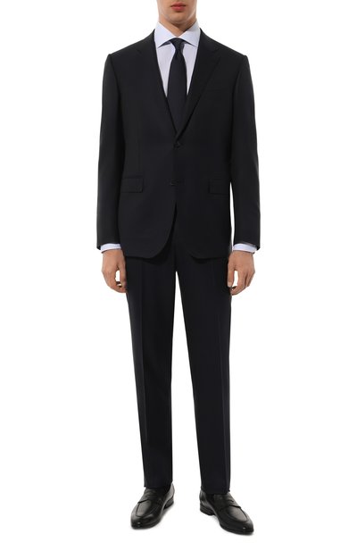 Шерстяной костюм ZEGNA синего цвета по цене 543500 руб., арт. 221225/C22571, фото 1 Шерстяной костюм ZEGNA, арт. 221225/C22571, фото 1