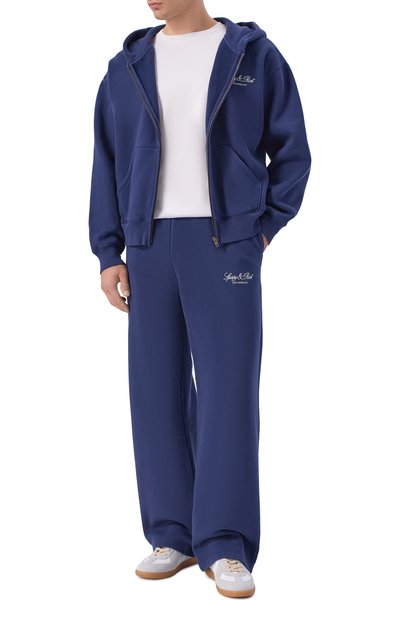 Хлопковые брюки SPORTY AND RICH, арт. PA07176269BL106, фото 2