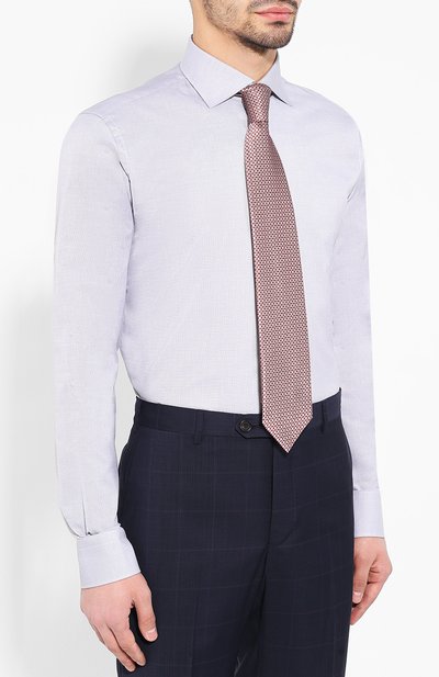 Хлопковая сорочка с воротником кент BRIONI, арт. RCL01D/P806G, фото 4