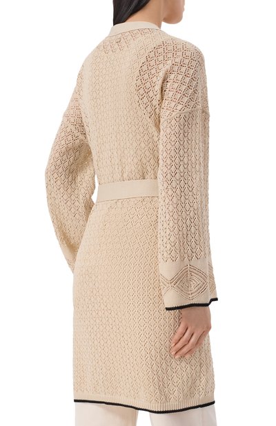 Хлопковый кардиган AGNONA, арт. KR11038E/7C080PE, фото 4