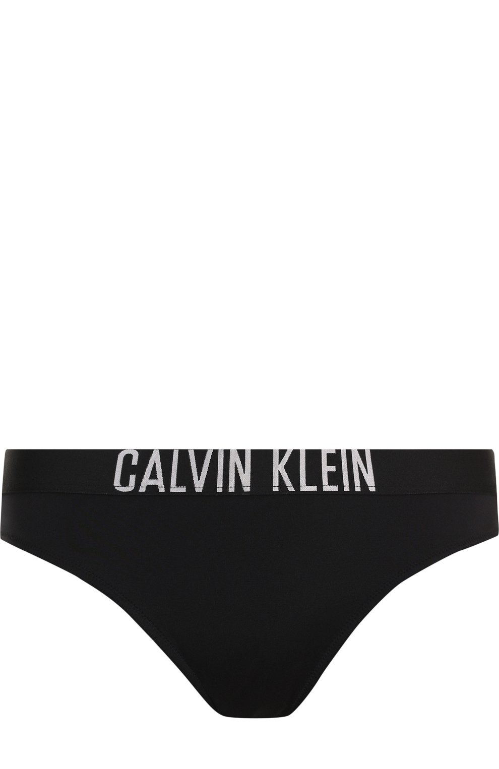 Плавки-бикини с логотипом бренда CALVIN KLEIN черного цвета по цене 4310 руб., арт. KW0KW00218, фото 1 Плавки-бикини с логотипом бренда CALVIN KLEIN, арт. KW0KW00218, фото 1