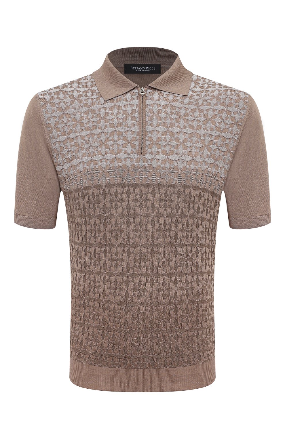 Поло из шелка и хлопка STEFANO RICCI, арт. K818085P31/F24287, фото 1