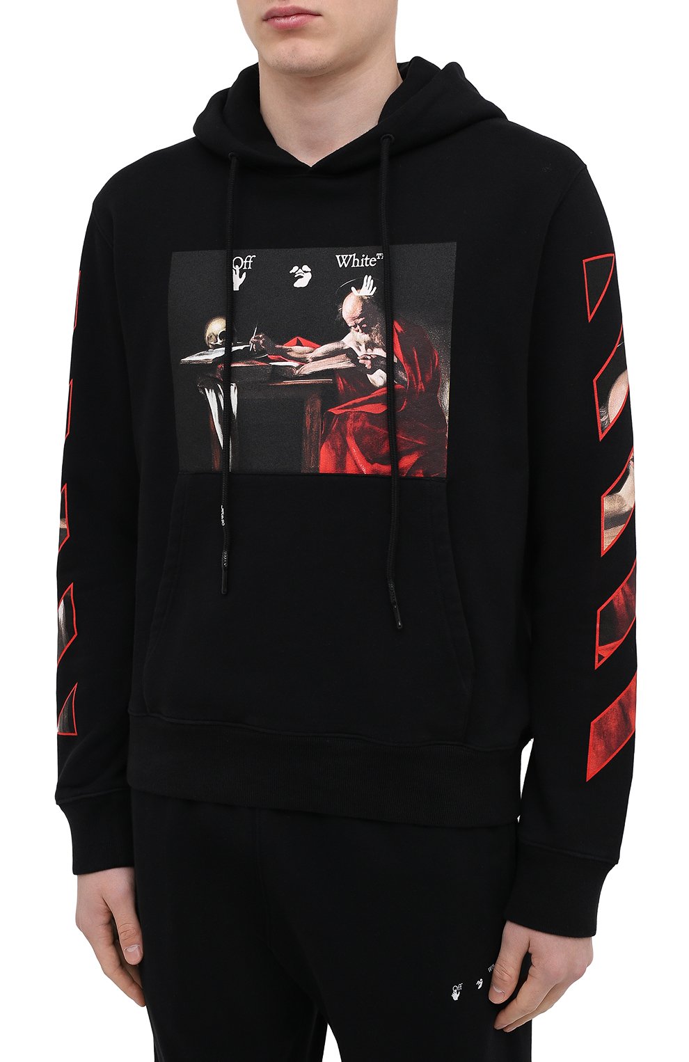 Хлопковое худи OFF-WHITE, арт. 0MBB034R21FLE004, фото 3