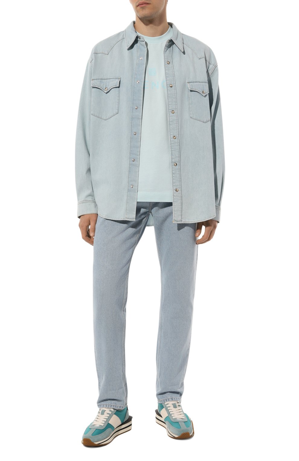 Хлопковая футболка GIVENCHY, арт. BM716G/3Y7N, фото 2