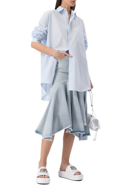 Кожаные шлепанцы rise BALENCIAGA, арт. 788494/WB7E1, фото 2