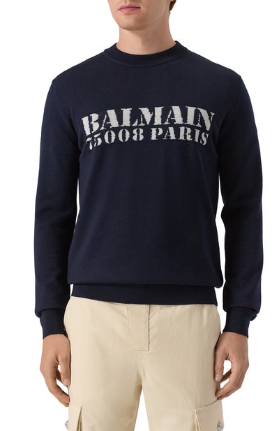 Шерстяной джемпер BALMAIN, арт. FH1KD000/KI84, фото 3