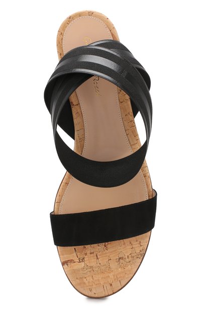 Комбинированные сандалии GIANVITO ROSSI, арт. G31417.05CU0.CEUBLBS, фото 5