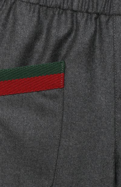 Шерстяные брюки GUCCI, арт. 616390/XWAJ5, фото 3