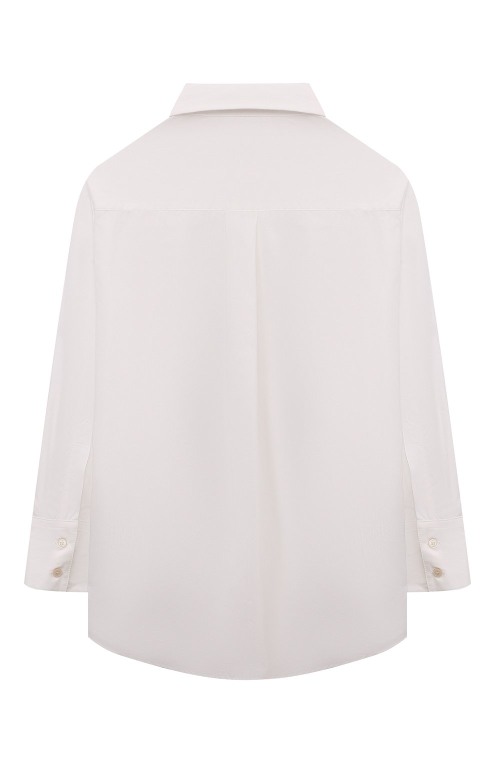 Хлопковая рубашка BALMAIN белого цвета по цене 35150 руб., арт. BV5A20, фото 2 Хлопковая рубашка BALMAIN, арт. BV5A20, фото 2