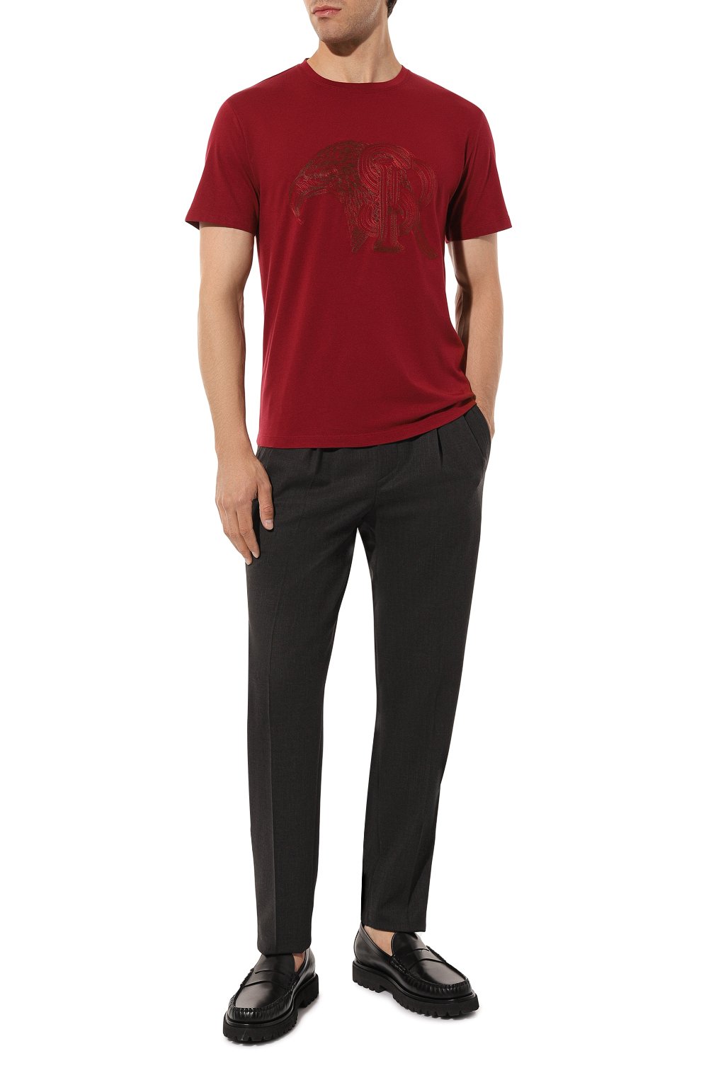 Хлопковая футболка STEFANO RICCI, арт. MNH3302610/803, фото 2