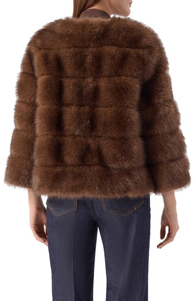 Шуба из экомеха DIEGO M, арт. 25IM-B255/25IT-248, фото 4