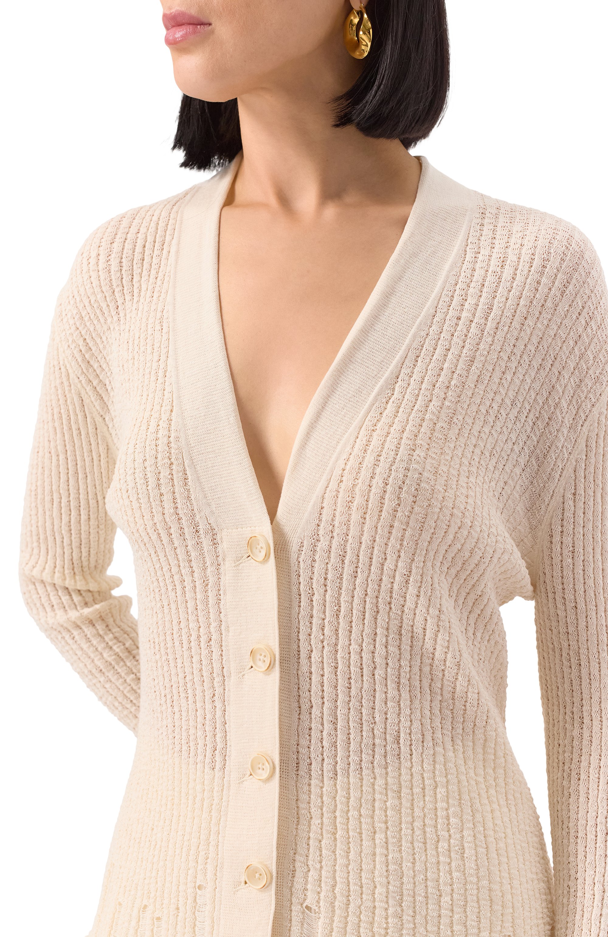 Кардиган из хлопка и шелка UMA WANG, арт. P9 M UK7166, фото 5