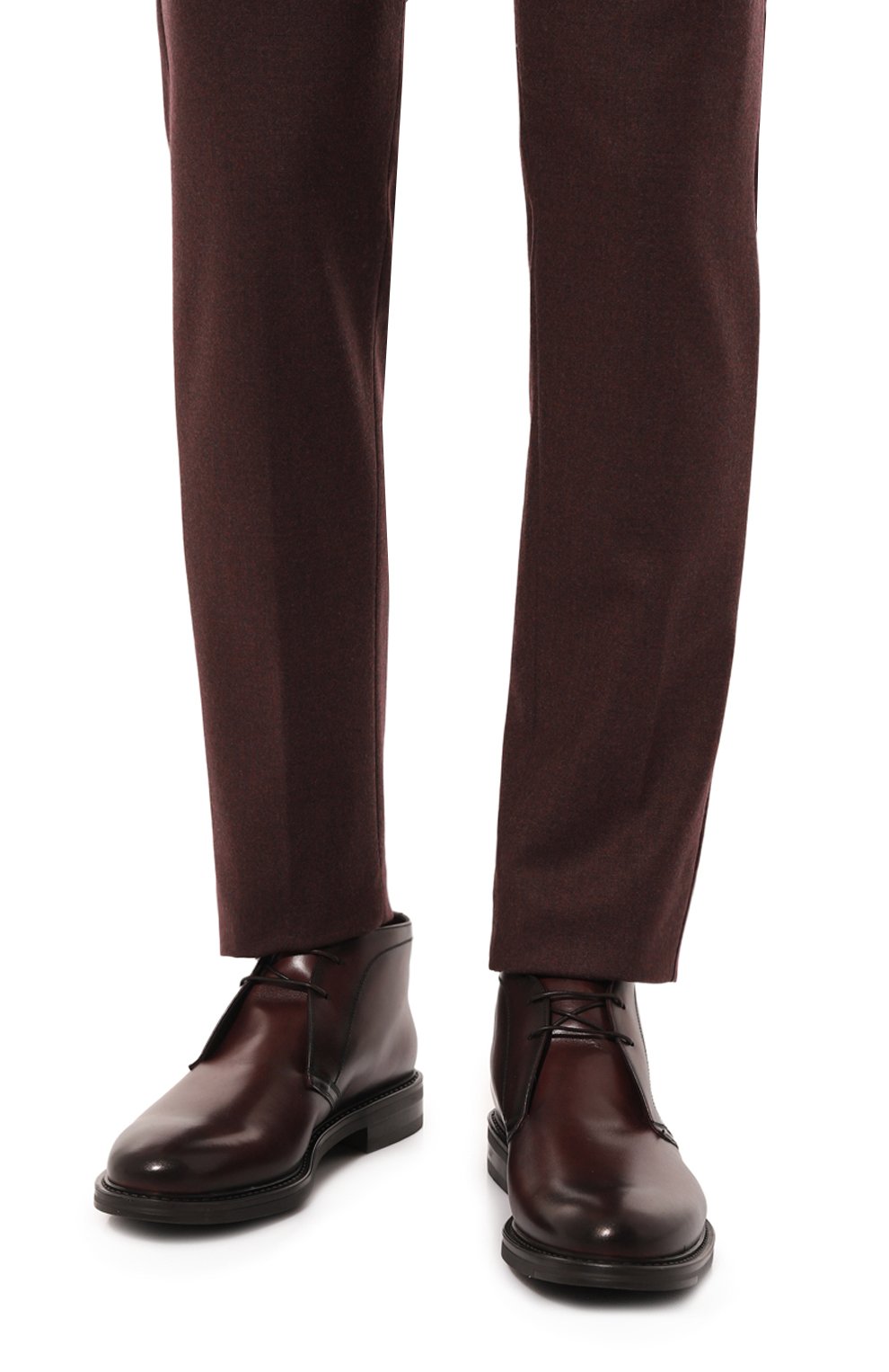 Кожаные ботинки W.GIBBS, арт. 3169005/C0RTINA FUR, фото 3