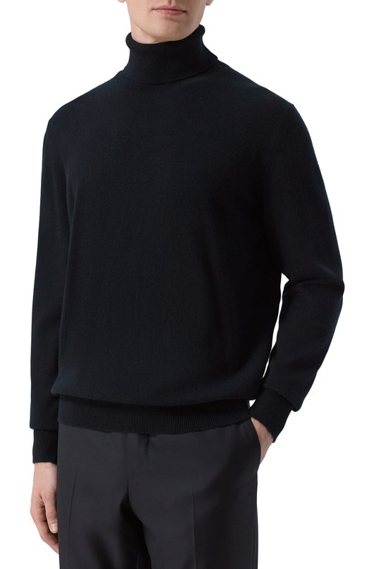 Кашемировая водолазка Kiton UMK1507K348 Чёрный  UMK1507K348 Фото 3