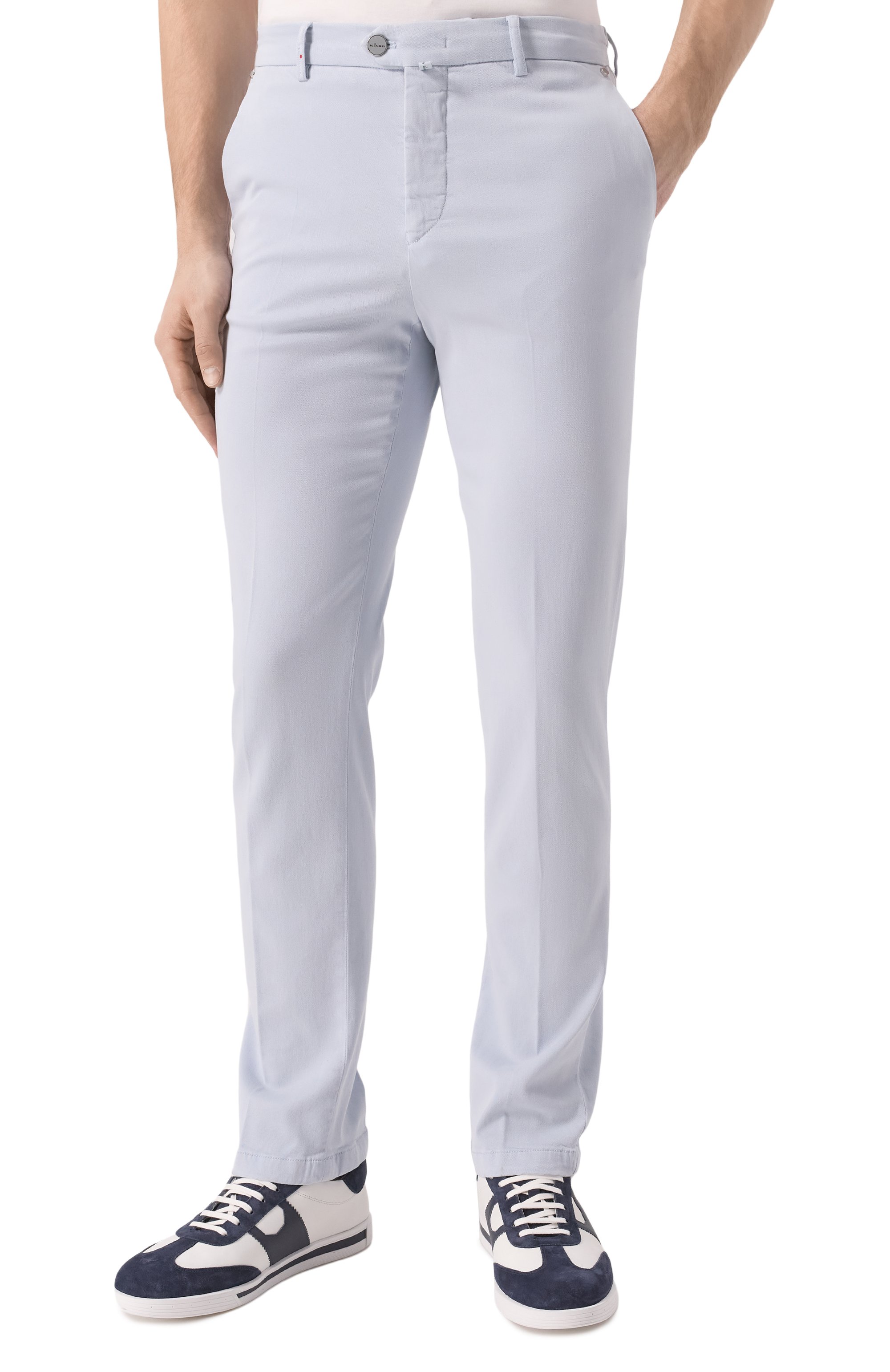 Брюки из лиоцелла KITON, арт. UFPPEK0606F16, фото 3