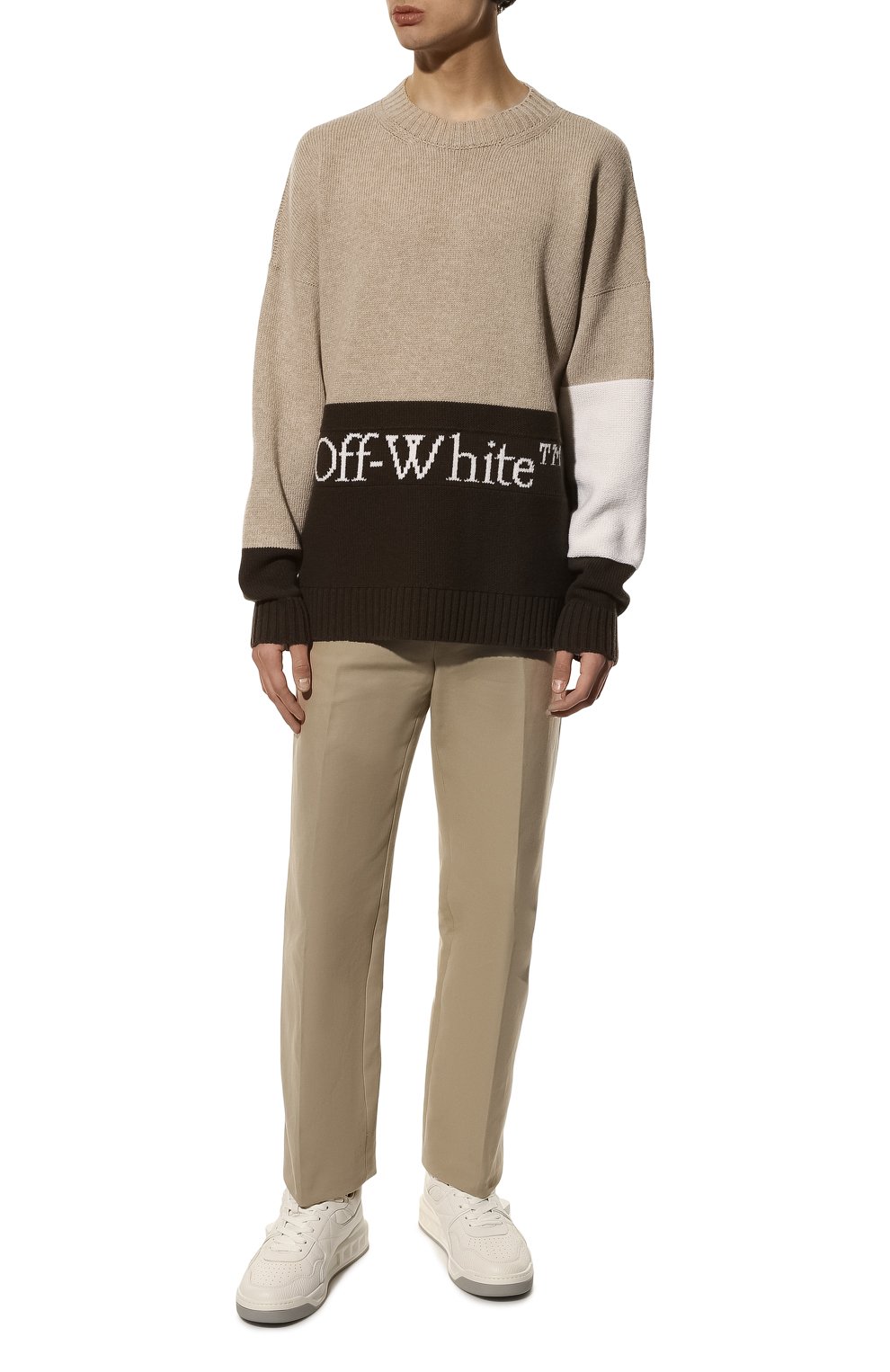 Шерстяной свитер OFF-WHITE, арт. 0MHE048S22KNI001, фото 2