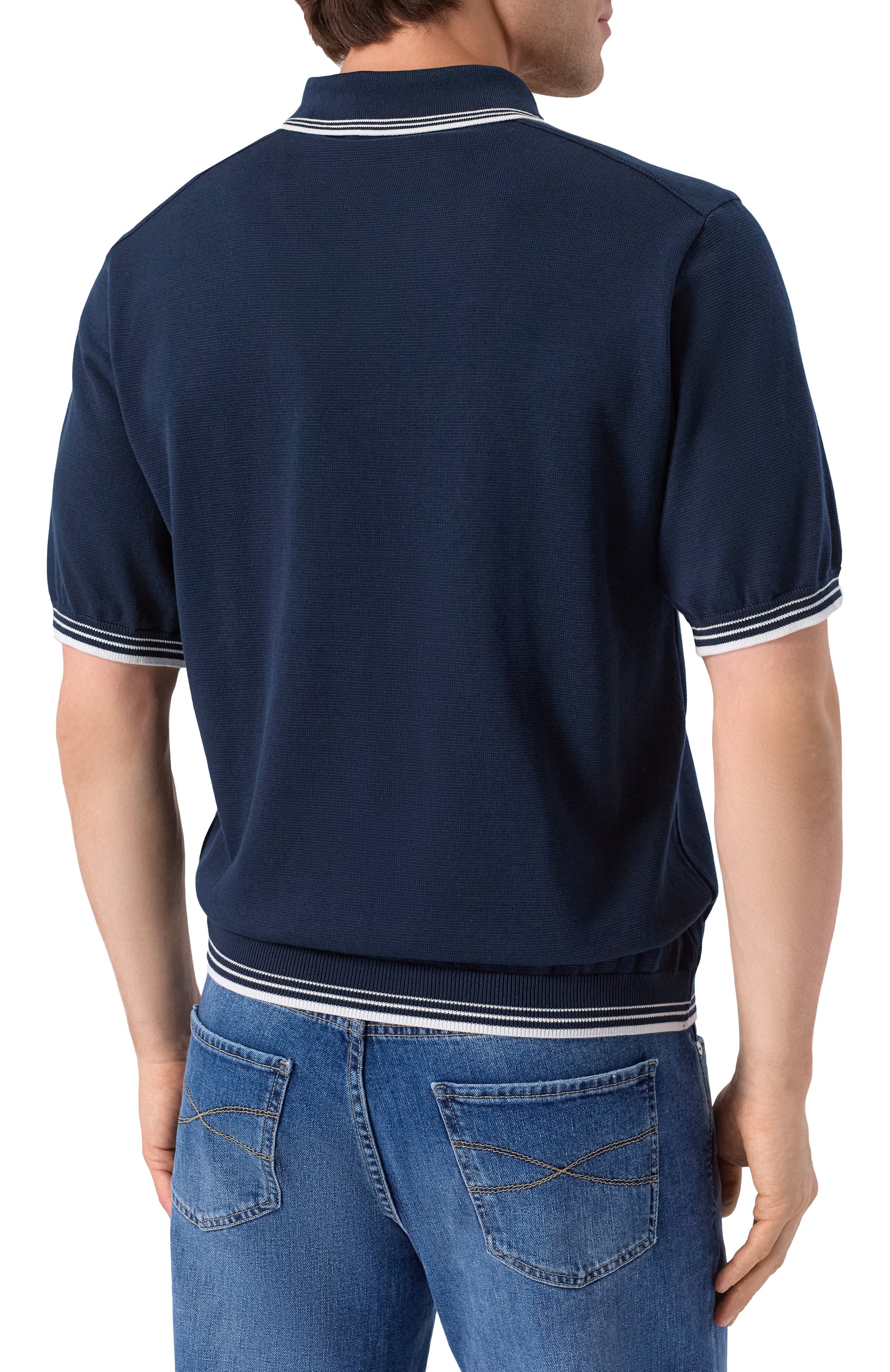 Хлопковое поло PAUL&SHARK, арт. 26411634, фото 4