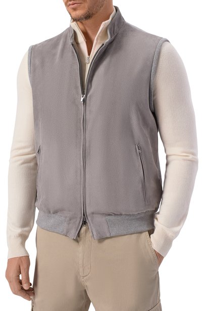 Комбинированный жилет MVST, арт. M26.CSM.L403/PERF0RATED SUEDE/FP000-C0TT0N-CASHMER, фото 3