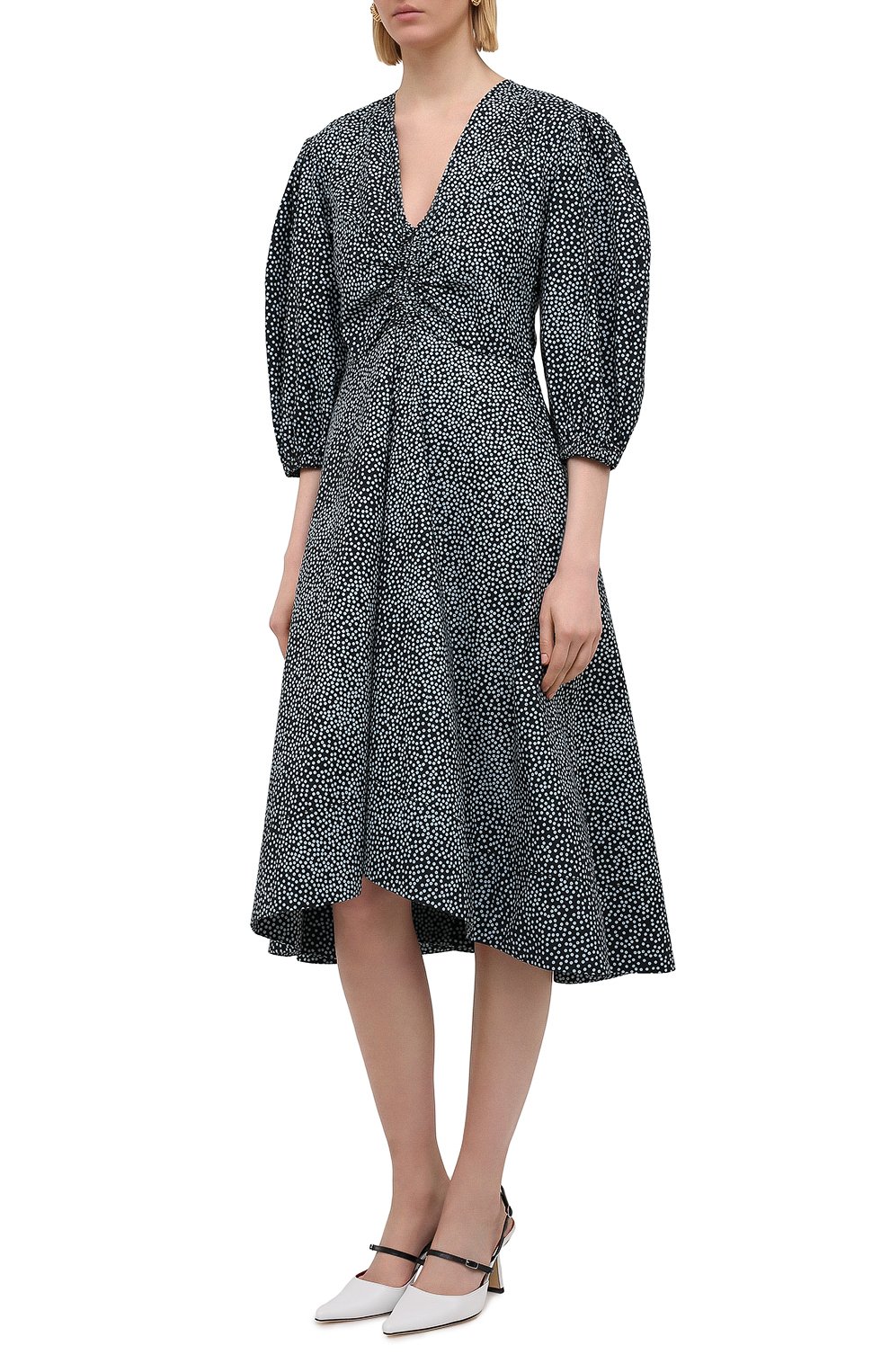 Хлопковое платье PROENZA SCHOULER WHITE LABEL, арт. WL2113143-SC054S, фото 3