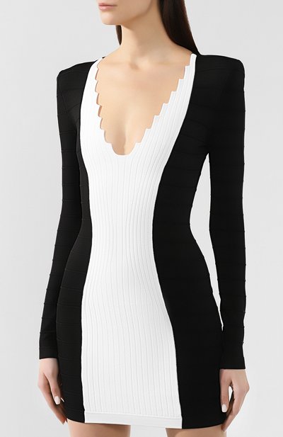 Платье из вискозы BALMAIN, арт. RF06746/K377, фото 3