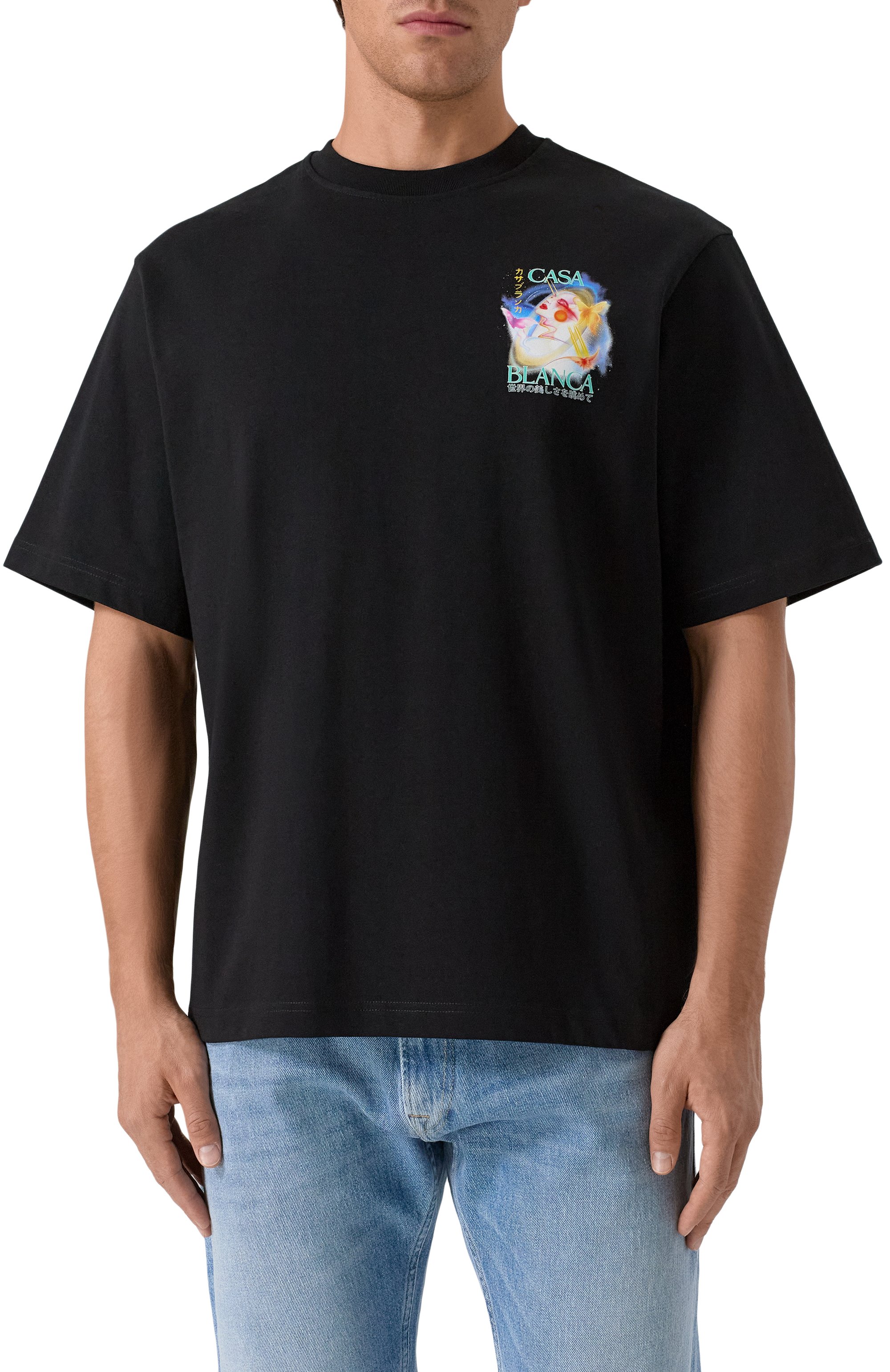 Хлопковая футболка CASABLANCA, арт. MPF25-JTS-044-05, фото 3