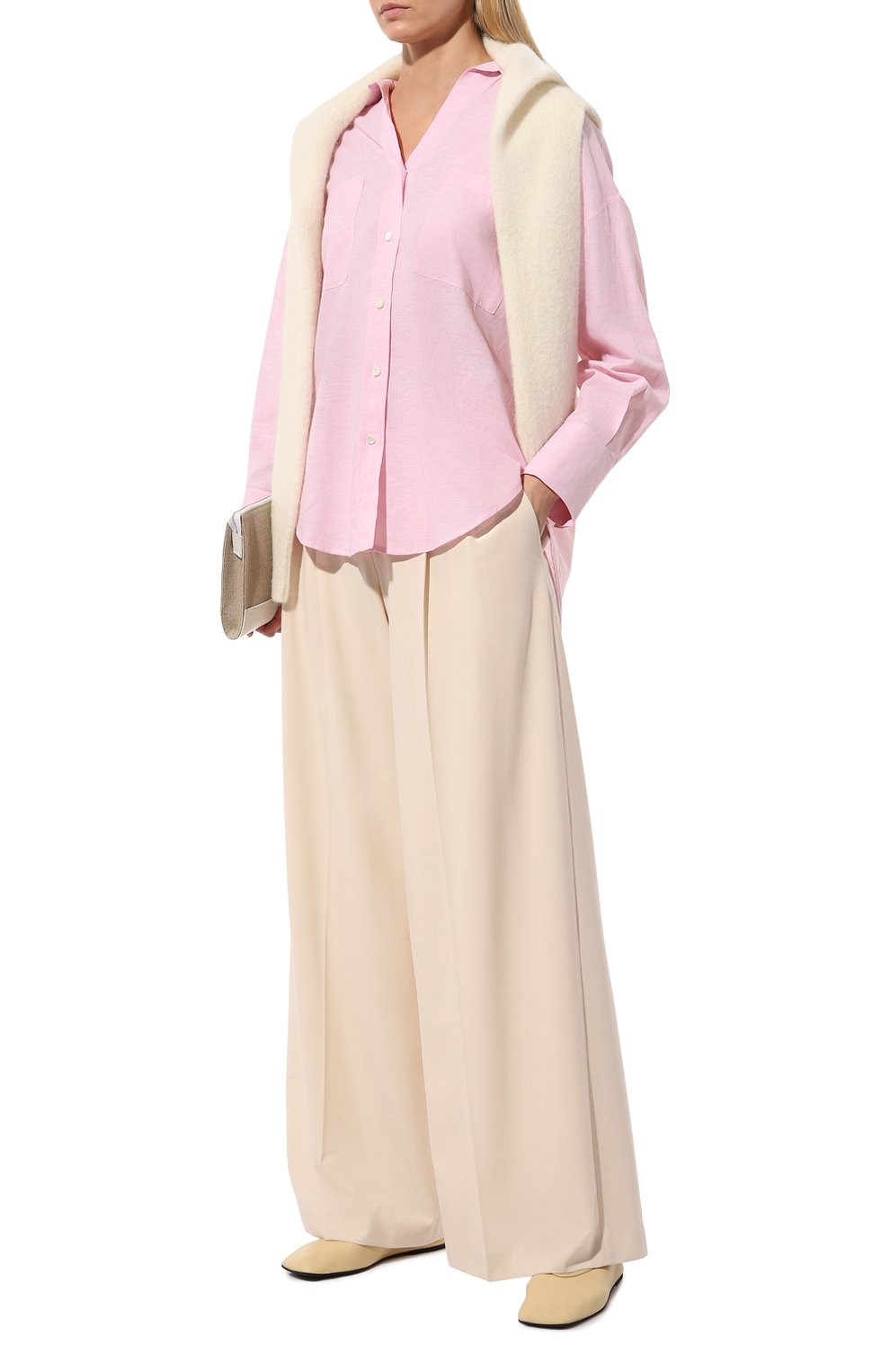 Рубашка изо льна и хлопка PIETRO BRUNELLI, арт. CA2402 PK/LI0018, фото 2