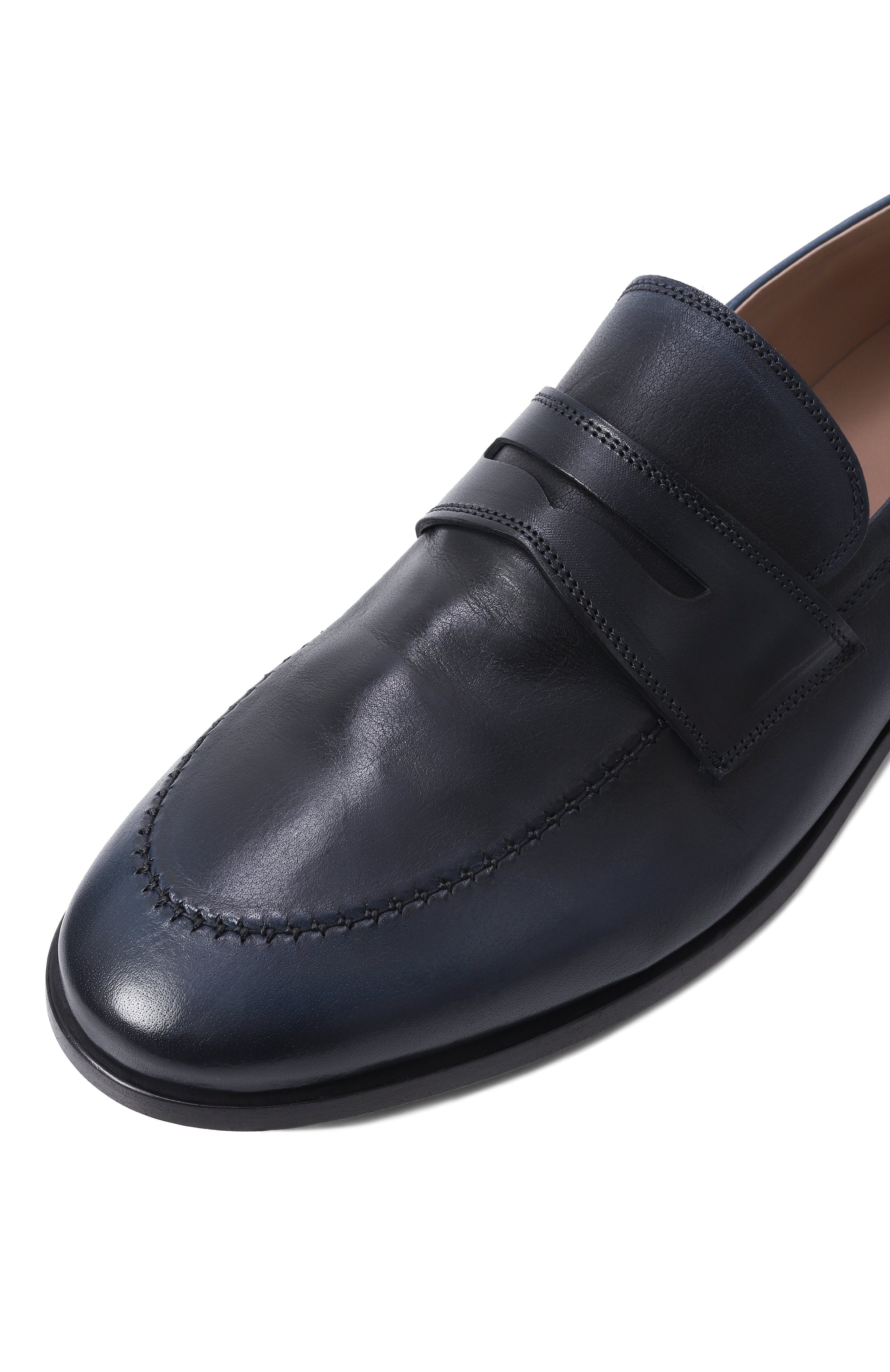 Кожаные пенни-лоферы PANTANETTI, арт. 18572D, фото 7