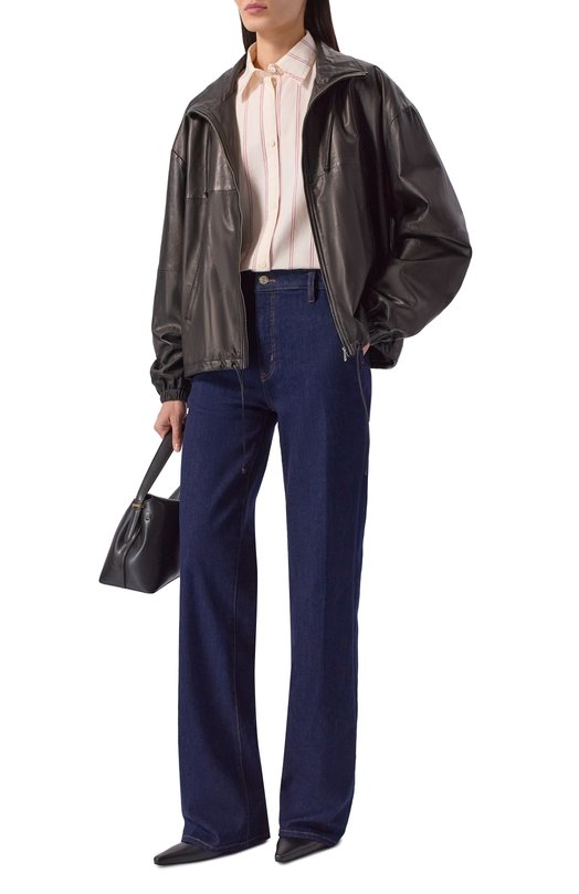 Джинсы The Straight Trouser Frame Denim 1026814/THE STRAIGHT TR0USER Синий  1026814/THE STRAIGHT TR0USER Фото 2