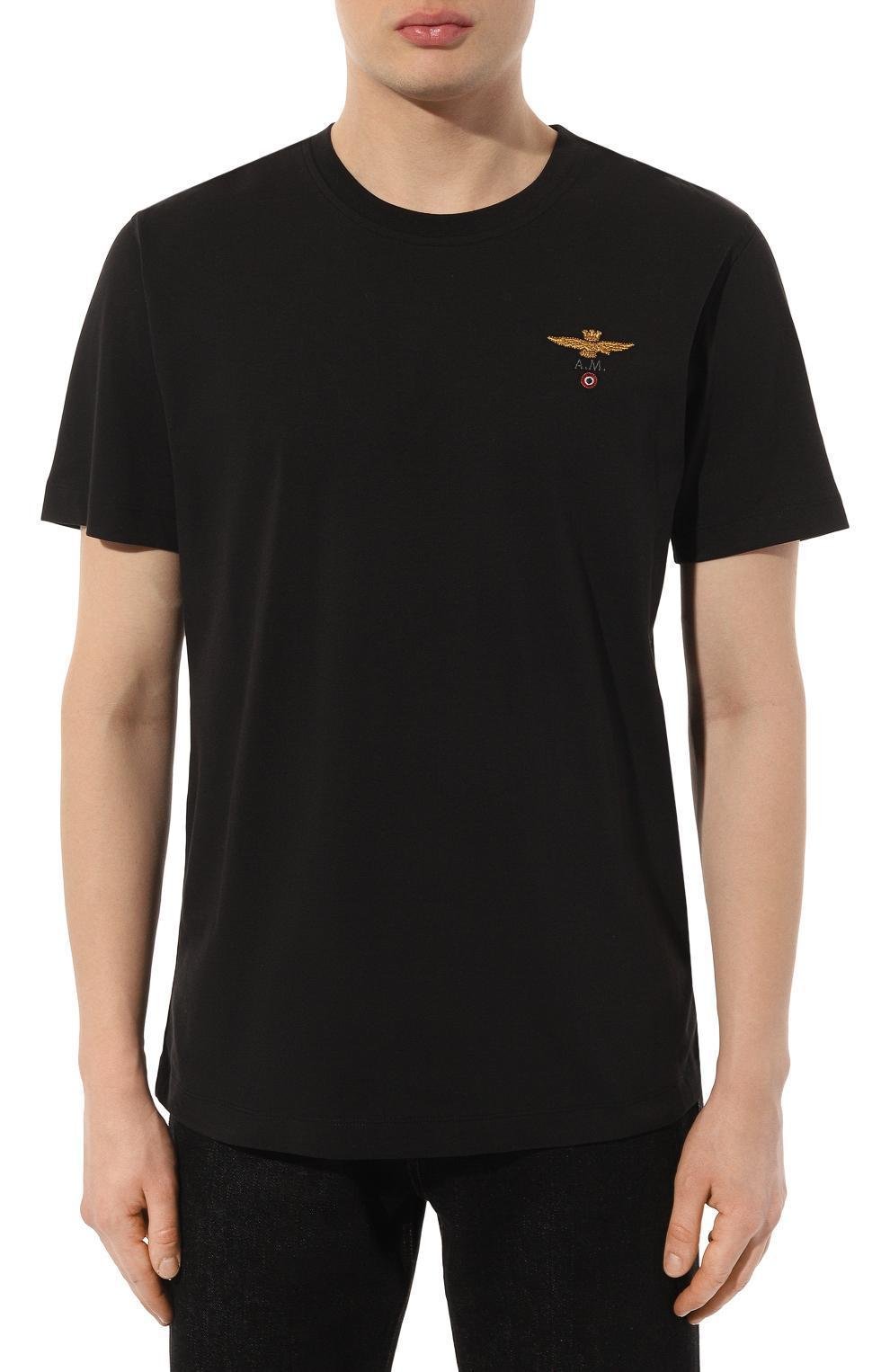 Хлопковая футболка AERONAUTICA MILITARE, арт. N0STS1580J372, фото 3