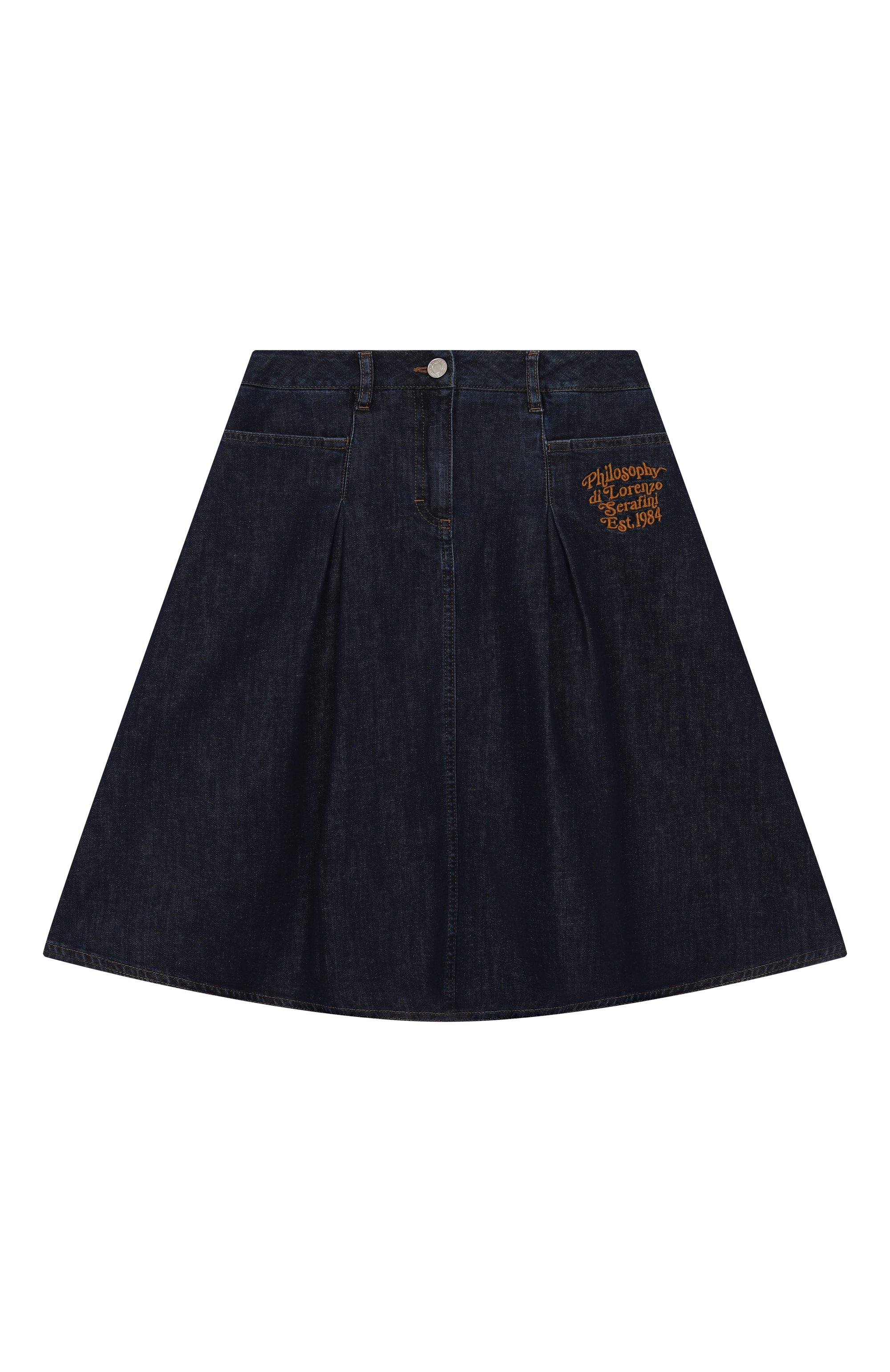 Джинсовая юбка PHILOSOPHY DI LORENZO SERAFINI KIDS, арт. I9F706/6044/12-14, фото 1