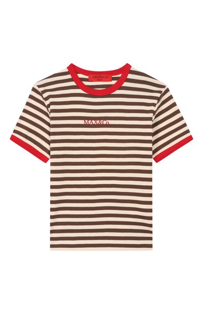 Хлопковая футболка MAX&CO, арт. MX0285/MX046