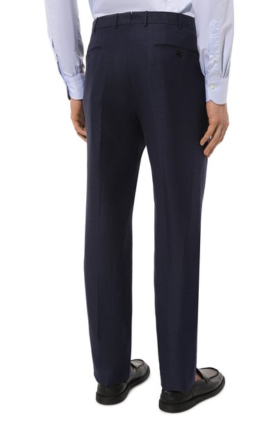 Брюки из шерсти и льна ZEGNA, арт. 718F13A7/75TB12, фото 4