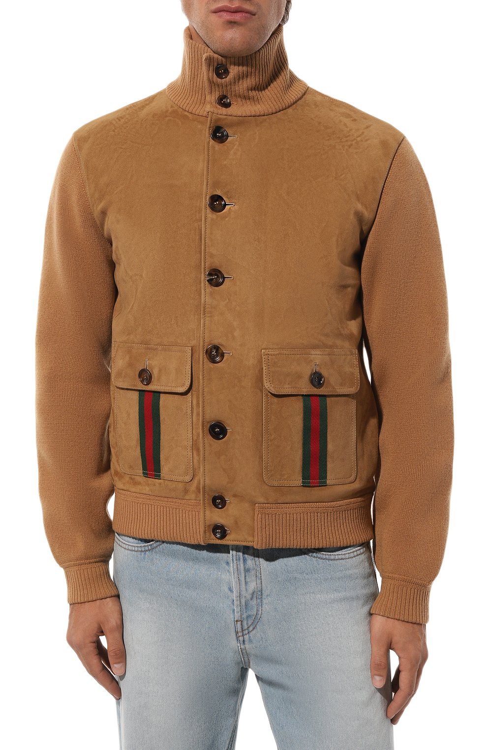 Комбинированный бомбер GUCCI, арт. 764343/XKD04, фото 3