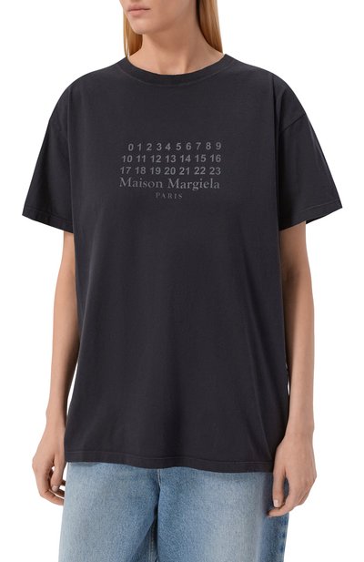 Хлопковая футболка MAISON MARGIELA, арт. S29GC0307/S24575, фото 3