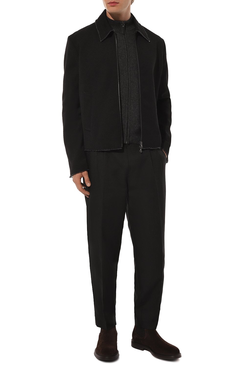 Замшевые челси DOUCAL'S, арт. DU1384BRUXUF009T, фото 2