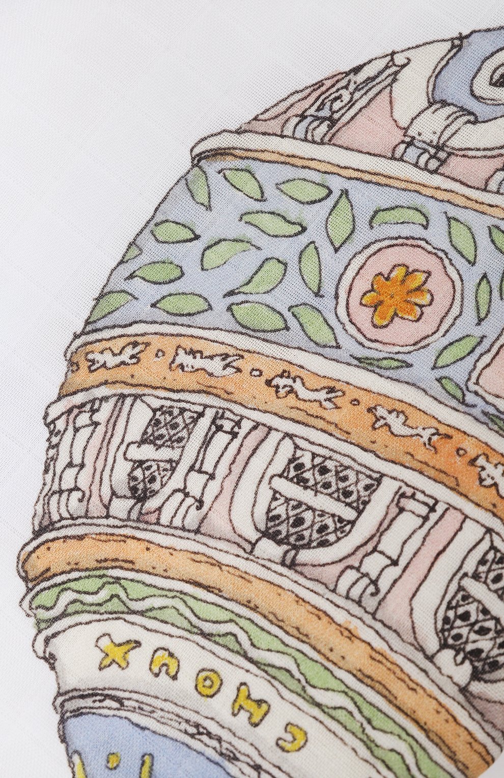 Хлопковый пододеяльник ATELIER CHOUX, арт. DUVET C0VER H0T AIR BALL00NS, фото 3