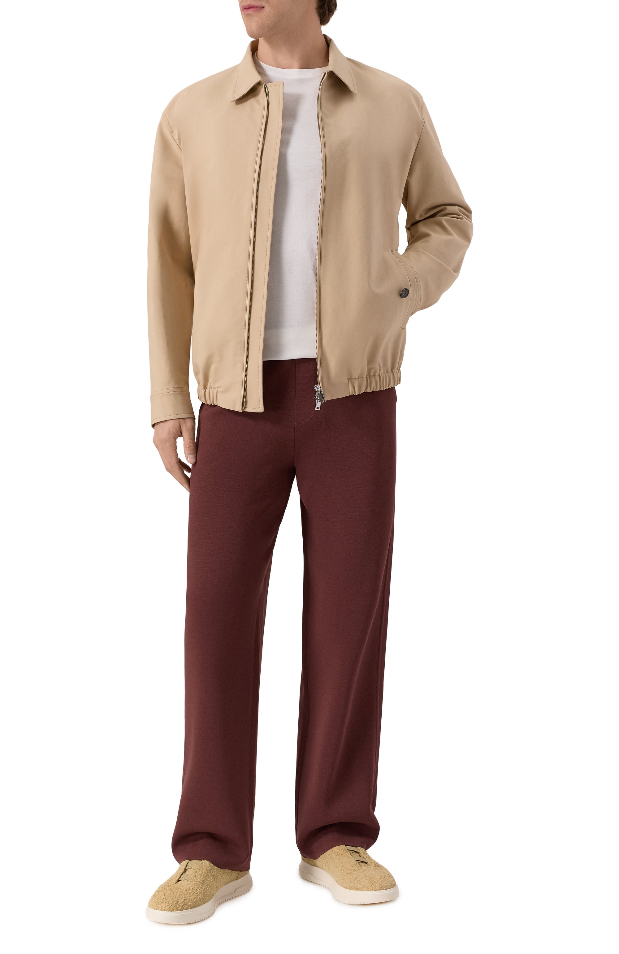 Хлопковый бомбер 12 STOREEZ бежевого цвета по цене 39000 руб., арт. 129770, фото 2 Хлопковый бомбер 12 STOREEZ, арт. 129770, фото 2