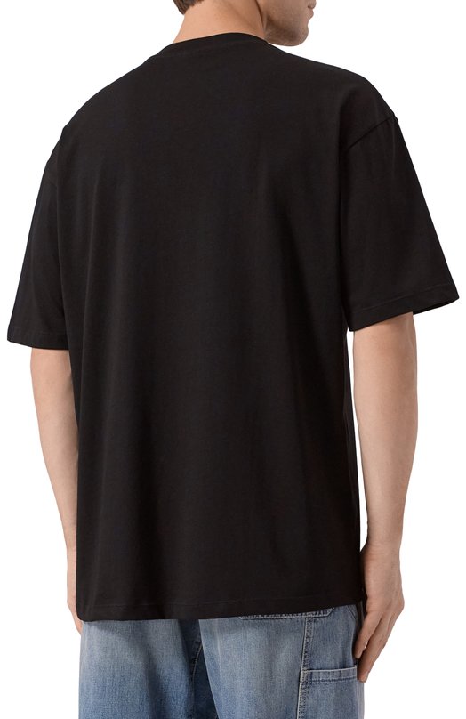 Хлопковая футболка Comme des Fuckdown CFABM01827 Чёрный  CFABM01827 Фото 4